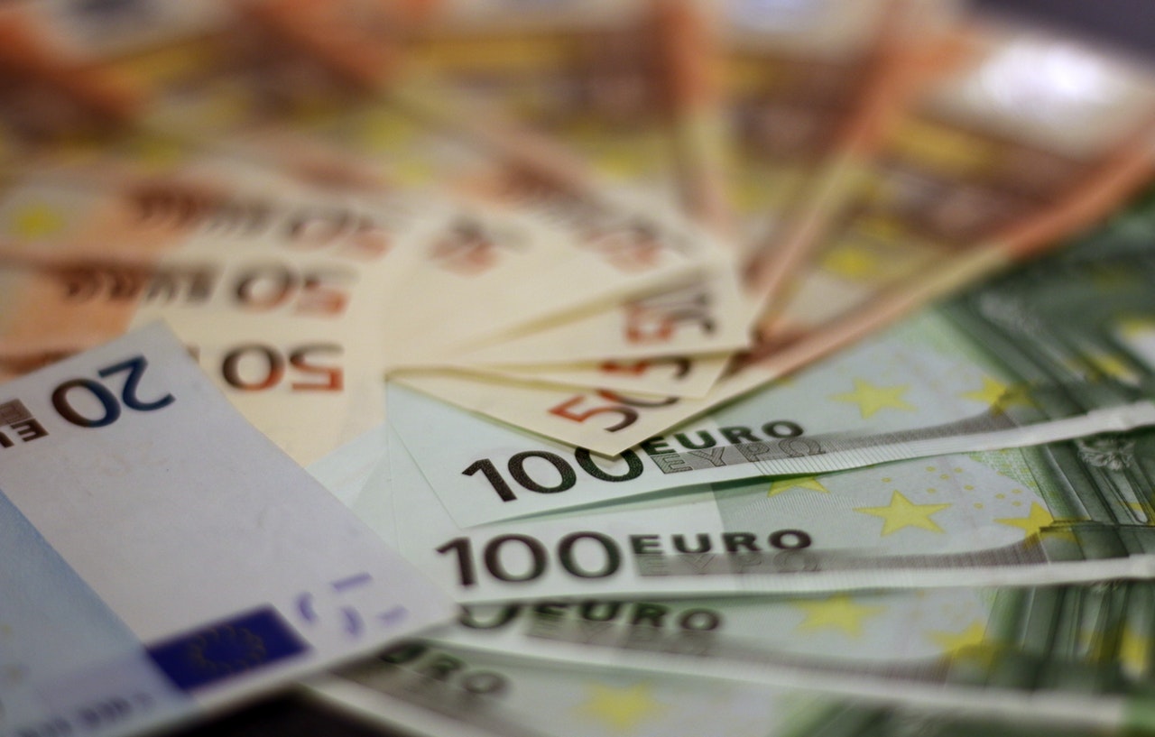 Geldscheine, Geld, Euro
