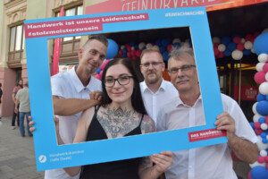 Rahmenfotos auf der Meisterfeier