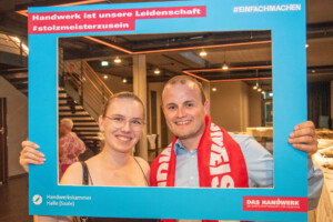 Rahmenfotos auf der Meisterfeier