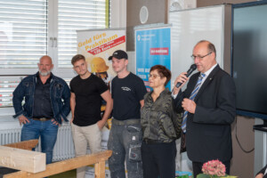 Landrat Hartmut Handschak wirbt den Saalekreis aus Ausbildungsstandort.